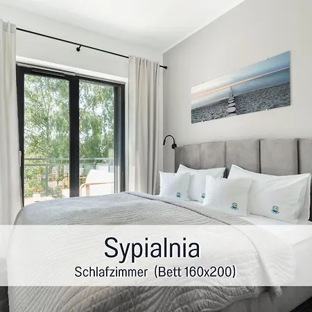 Design Szept Mewy Z Balkonem I Zestawem Plazowym - * Niechorze